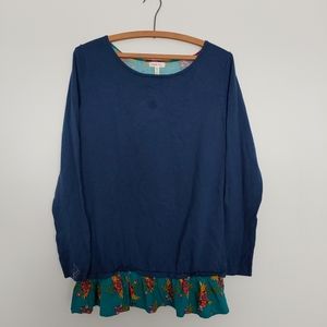 Matilda jane sweater with chifan detail